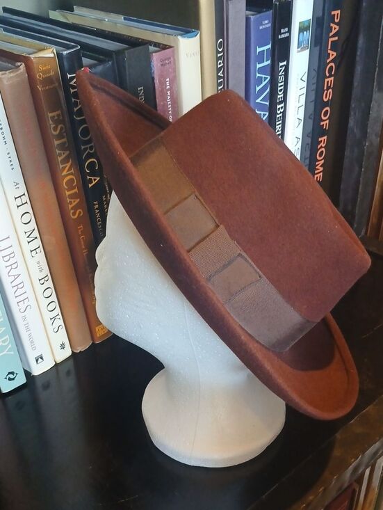 Vintage Nu Planter Indiana Jones Brown Wool Wide Brim Hat main image 4